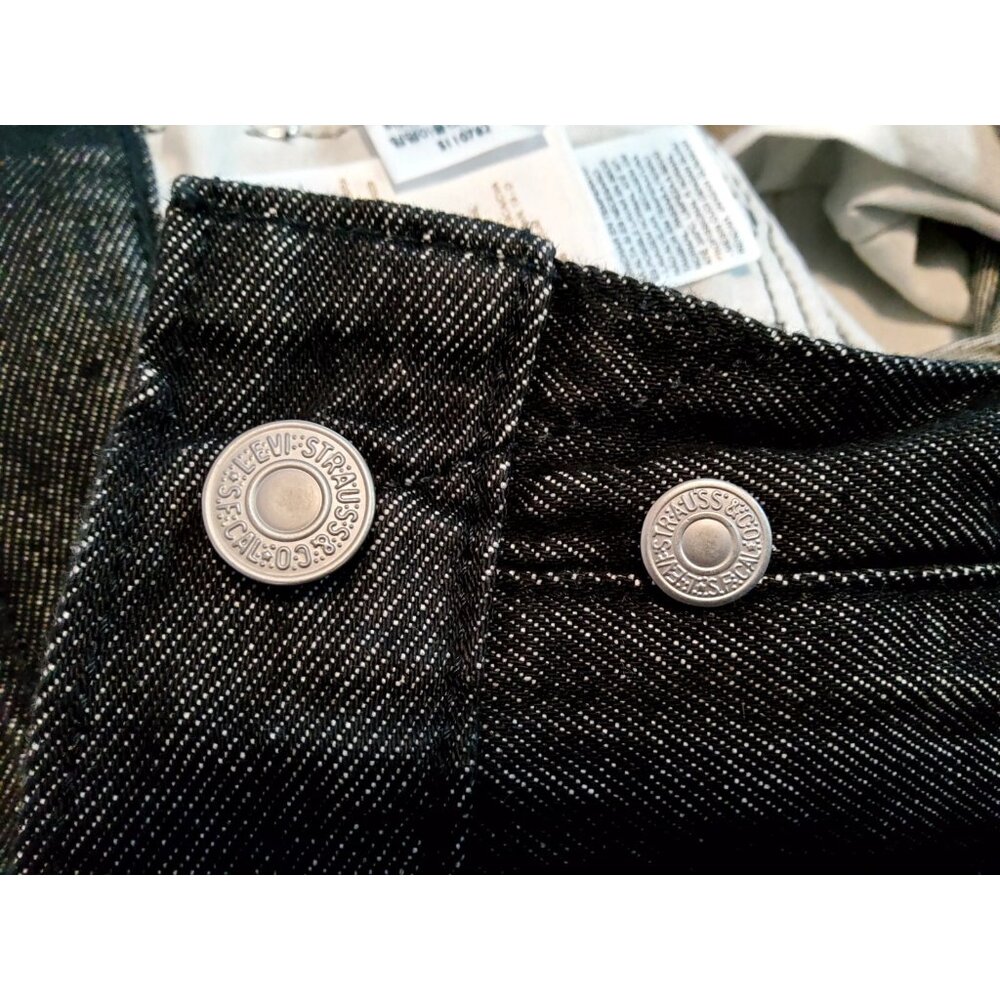 New Levi's 501 Original Fit Jeans Mens 30x30 Black Button Fly Academia Workwear￼ - Picture 8 of 12